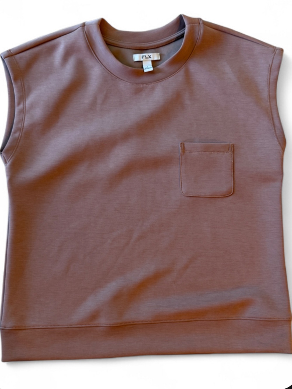 FLX athletic top - Mauve Brown
